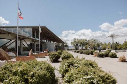 Mountain America Expo Front/Side Exterior View