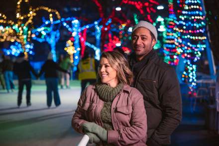 Gallivan Center Holiday lights Glow - 43