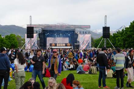 Utah State Fairpark during Kilby Block Party in 2025.