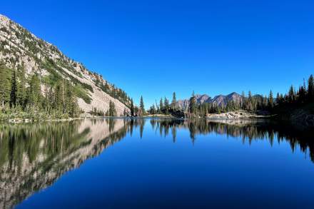 Photograph taken of Red Pine lake