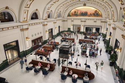The Grand Hall at Asher Adams rendering