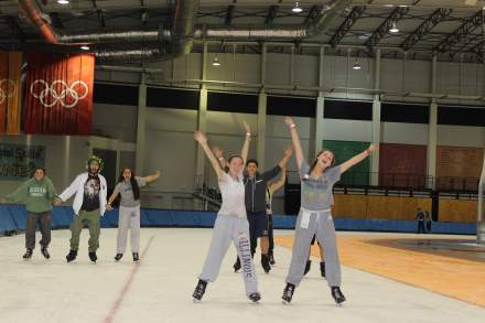 Family Ice Skating