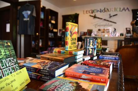 Books in the first room of The Legendarium
