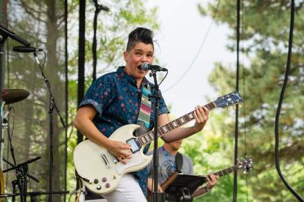 Image of a performance at the Utah Pride Festival 2019