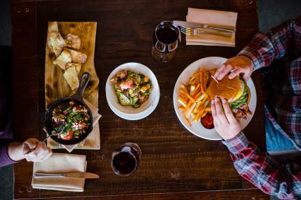 Enjoy some comfort food at Solitude Mountain Resort's Honeycomb Grill