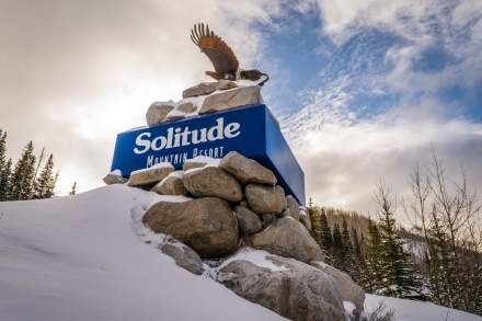 Solitude Mountain Resort provides notable expert terrain as well as plenty of options for beginner and intermediate skiers.