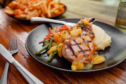 Eight Settlers Distillery’s Pork Chop