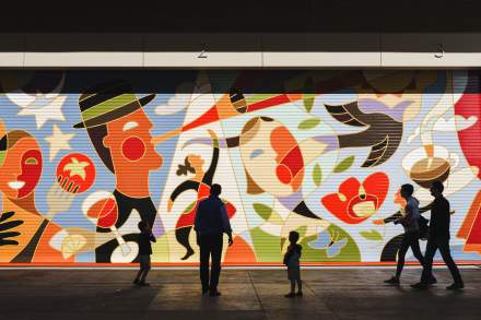 Mural outside the Eccles Theater