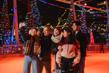 Winter Gallivan Center Ice Skating Rink