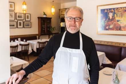 Chef Ali Sabbah at Mazza