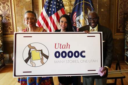 The license plate is a momentous achievement not only for Utah but on a national scale, as few other states have a license plate like this.