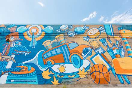 Magic School Bus Mural
