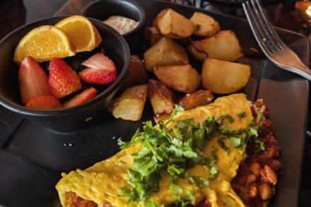 Vegan Omelette from SLC Goat Head