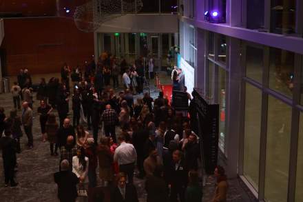 People at the Utah International Film Festival reception.