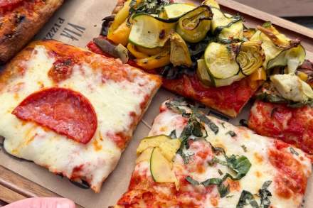Pizza from Via Veneto Pizzarium