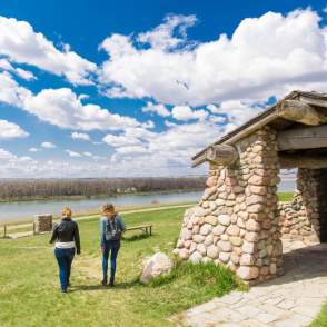 Walking tour of Double Ditch Indian Village
