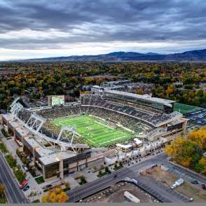 Overhead Canvas Stadium