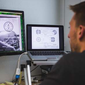 RT Working at Vortic Watch Company