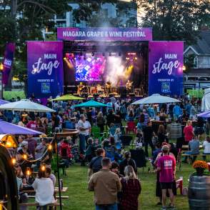 Grape & Wine Festival stage