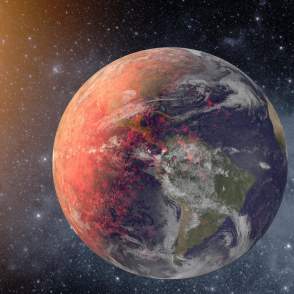 earth from space