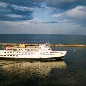 Ferry in Harbor