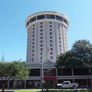 high rise, round hotel exterior