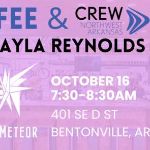Coffee & CREW with Kayla Reynolds | Meteor Cafe Bentonville