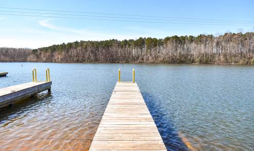 Mayo Lake Pier