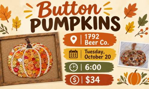 Button Pumpkins Workshop