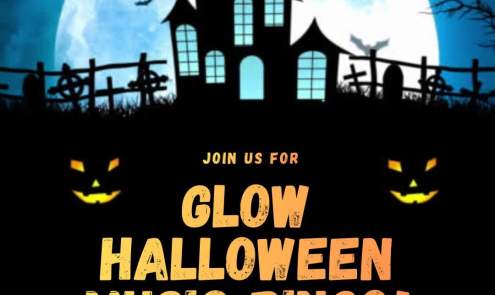 Glow Halloween Music Bingo
