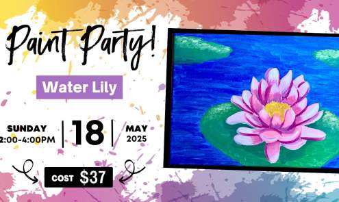 Water Lily Paint Party