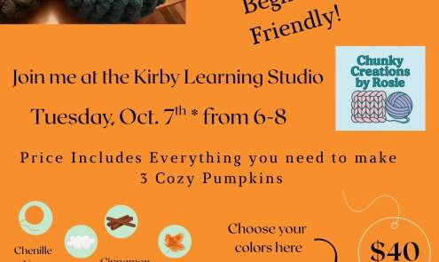 Chinky Knit Pumpkin Class