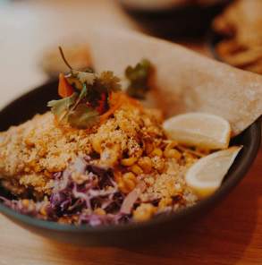Dish of food