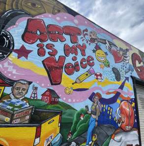 "Art is My Voice" Mural