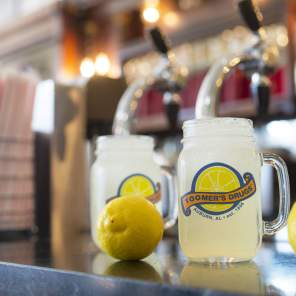 Toomers corner during sunset
