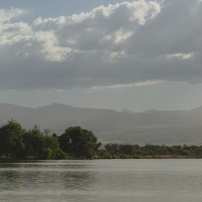 Paddleboarding on McIntosh Lake