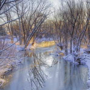 Winter Greenway St. Vrain Creek