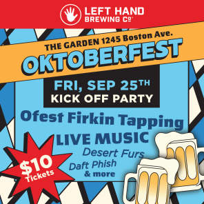 Left Hand Oktoberfest Kickoff Party 2026