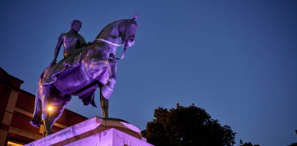 Godiva Statue in Godiva Square, Coventry
