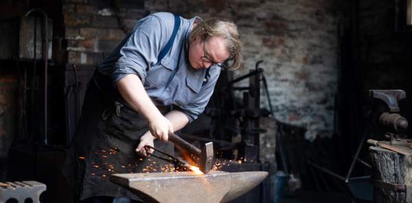 Metal working at Black Country Living Museum