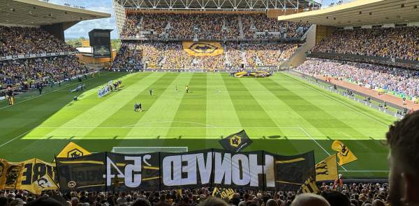 Fans at a Wolverhampton Wanderers match