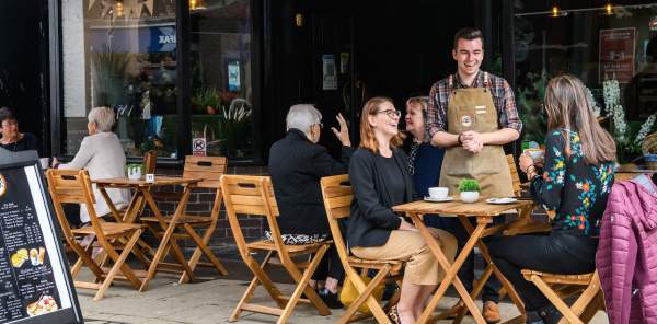 A cafe in Solihull