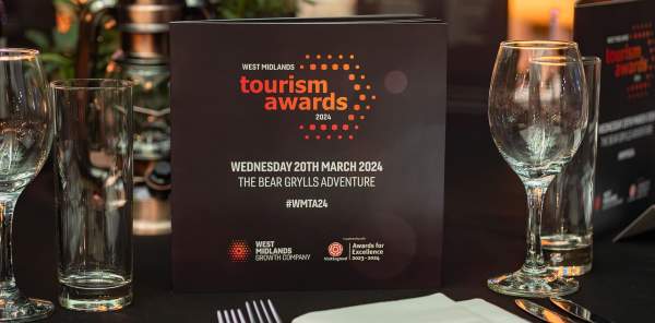 West Midlands Toursim Awards table setting