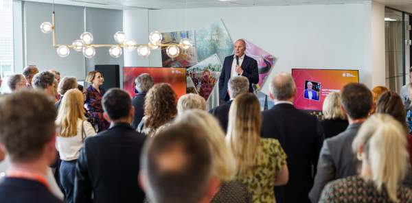 Matt Hammond, Chair of the West Midlands Growth Company, speaks at an event for Partners West Midlands.