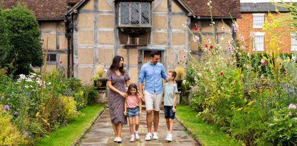 Family at Shakespeare's Birthplace