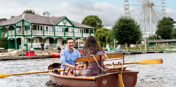 Couple on a boat