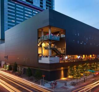 exterior corner view of ACL Live at the Moody Theater in Austin Texas
