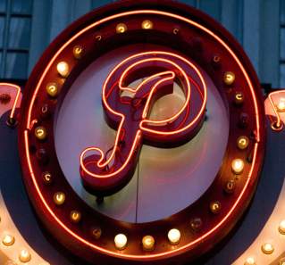 Paramount theatre Exterior Sign with Logo