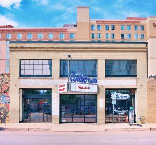 Exterior of historic music venue, Antone's, on Sixth Street in Austin, Texas.