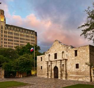 Alamo and Emily Hotel in San Antonio Texas